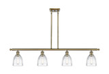 Linear/Island 4 Light + by Innovations ( 405 | 516-4I-AB-G442-LED Ballston ) 