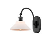 Sconces Single Glass by Innovations ( 405 | 518-1W-BK-G131-LED Ballston ) 