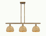 Linear/Island 3 Light Bar by Innovations ( 405 | 516-3I-BB-RBD-8-NAT Ballston ) 