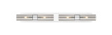 Bathroom Fixtures Cylindrical / Linear by Innovations ( 405 | 617S-4W-PC-G617-8SM Downtown Urban ) 