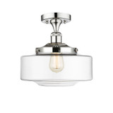 Semi-Flush Mts. Glass Down by Innovations ( 405 | 616-1F-PC-G692-12 Franklin Restoration ) 