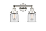 Bathroom Fixtures Two Lights by Innovations ( 405 | 616-2W-PN-G52 Edison ) 