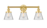 Bathroom Fixtures Three Lights by Innovations ( 405 | 616-3W-SG-G62 Edison ) 