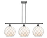 Linear/Island 3 Light Bar by Innovations ( 405 | 516-3I-BK-G121-10RW Ballston ) 