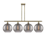 Linear/Island 4 Light + by Innovations ( 405 | 516-4I-AB-G556-12SM Ballston ) 