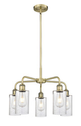 Mid. Chandeliers Glass Down by Innovations ( 405 | 516-5CR-AB-G804 Ballston ) 