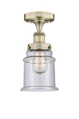 Semi-Flush Mts. Glass Down by Innovations ( 405 | 616-1F-AB-G184 Edison ) 
