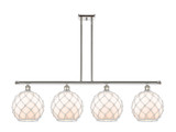 Linear/Island 4 Light + by Innovations ( 405 | 516-4I-PN-G121-10RW Ballston ) 