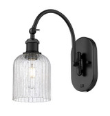 Sconces Single Glass by Innovations ( 405 | 518-1W-BK-G559-5SDY Ballston ) 