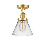 Semi-Flush Mts. Glass Down by Innovations ( 405 | 517-1CH-SG-G42-LED Franklin Restoration ) 