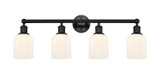 Bathroom Fixtures Four Lights by Innovations ( 405 | 616-4W-BK-G559-5GWH Edison ) 