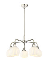 Mid. Chandeliers Glass Down by Innovations ( 405 | 516-5CR-PN-G1217-6WV Ballston ) 