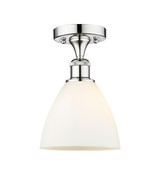 Semi-Flush Mts. Glass Down by Innovations ( 405 | 616-1F-PC-GBD-751 Edison ) 