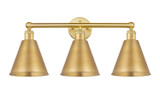Bathroom Fixtures Three Lights by Innovations ( 405 | 616-3W-SG-MBC-8-SG Edison ) 