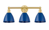 Bathroom Fixtures Three Lights by Innovations ( 405 | 616-3W-SG-MBD-75-BL Edison ) 