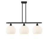 Linear/Island 3 Light Bar by Innovations ( 405 | 516-3I-BK-G1217-10WV Ballston ) 