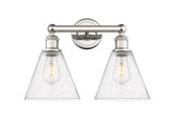 Bathroom Fixtures Two Lights by Innovations ( 405 | 616-2W-PN-GBC-84 Edison ) 