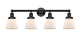 Bathroom Fixtures Four Lights by Innovations ( 405 | 616-4W-BK-G61 Edison ) 