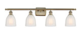 Bathroom Fixtures Four Lights by Innovations ( 405 | 516-4W-AB-G441-LED Ballston ) 