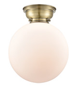 Flush Mounts Glass Down by Innovations ( 405 | 623-1F-AB-G201-12-LED Franklin Restoration ) 