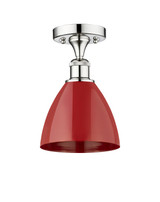Semi-Flush Mts. Glass Down by Innovations ( 405 | 616-1F-PC-MBD-75-RD Edison ) 