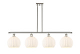Linear/Island 4 Light + by Innovations ( 405 | 516-4I-PN-G1217-10WV Ballston ) 