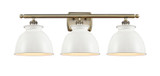 Bathroom Fixtures Three Lights by Innovations ( 405 | 516-3W-AB-M14-W Ballston ) 