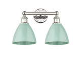 Bathroom Fixtures Two Lights by Innovations ( 405 | 616-2W-PN-MBD-75-SF Edison ) 