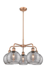 Mid. Chandeliers Glass Down by Innovations ( 405 | 516-5CR-AC-G1213-8SM Ballston ) 