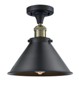 Semi-Flush Mts. Glass Down by Innovations ( 405 | 517-1CH-BAB-M10-BK Franklin Restoration ) 
