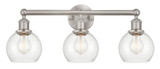 Bathroom Fixtures Three Lights by Innovations ( 405 | 616-3W-SN-G122-6 Edison ) 