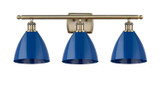 Bathroom Fixtures Three Lights by Innovations ( 405 | 516-3W-AB-MBD-75-BL Ballston ) 
