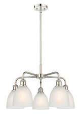 Mid. Chandeliers Glass Down by Innovations ( 405 | 516-5CR-PN-G381 Ballston ) 