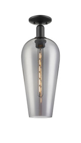 Semi-Flush Mts. Glass Down by Innovations ( 405 | 716-1C-BK-G456-8SM Arcadia ) 
