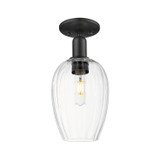 Semi-Flush Mts. Glass Down by Innovations ( 405 | 716-1C-BK-G457-6CL Arcadia ) 