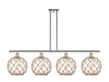 Linear/Island 4 Light + by Innovations ( 405 | 516-4I-PN-G122-10RB-LED Ballston ) 