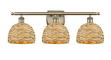 Bathroom Fixtures Three Lights by Innovations ( 405 | 516-3W-AB-RBD-8-NAT Ballston ) 