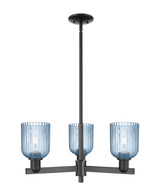 Mid. Chandeliers Glass Up by Innovations ( 405 | 716-3CR-BK-G559-5BL Arcadia ) 