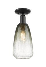 Semi-Flush Mts. Glass Down by Innovations ( 405 | 716-1C-BK-G480-6SL Arcadia ) 