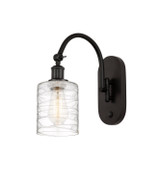 Sconces Single Glass by Innovations ( 405 | 518-1W-OB-G1113 Ballston ) 