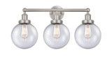 Bathroom Fixtures Three Lights by Innovations ( 405 | 616-3W-SN-G204-8 Edison ) 