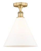 Semi-Flush Mts. Glass Down by Innovations ( 405 | 616-1F-BB-GBC-121 Edison ) 