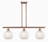 Linear/Island 3 Light Bar by Innovations ( 405 | 516-3I-AC-G1216-8WM Ballston ) 