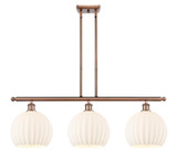 Linear/Island 3 Light Bar by Innovations ( 405 | 516-3I-AC-G1217-10WV Ballston ) 