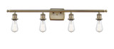Bathroom Fixtures Four Lights by Innovations ( 405 | 516-4W-AB-LED Ballston ) 