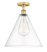 Semi-Flush Mts. Glass Down by Innovations ( 405 | 616-1F-BB-GBC-162 Edison ) 