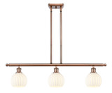 Linear/Island 3 Light Bar by Innovations ( 405 | 516-3I-AC-G1217-6WV Ballston ) 