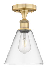 Semi-Flush Mts. Glass Down by Innovations ( 405 | 616-1F-BB-GBC-82 Edison ) 