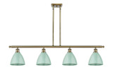 Linear/Island 4 Light + by Innovations ( 405 | 516-4I-AB-MBD-75-SF Ballston ) 
