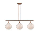 Linear/Island 3 Light Bar by Innovations ( 405 | 516-3I-AC-G121-8RW Ballston ) 